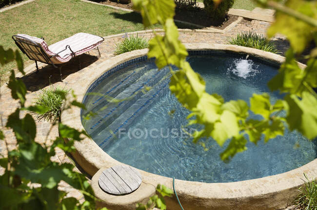 High angle view of a swimming pool — Stock Photo