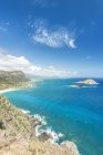 Mountains on coastline, Hawaii, United States — Stock Photo