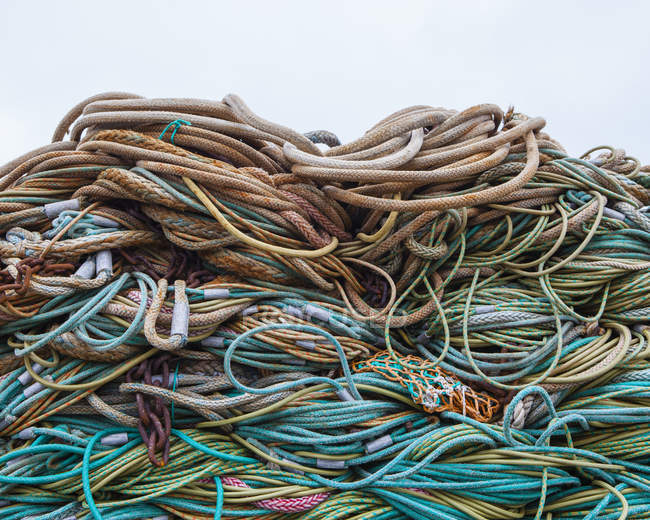 Commercial fishing nets — Stock Photo