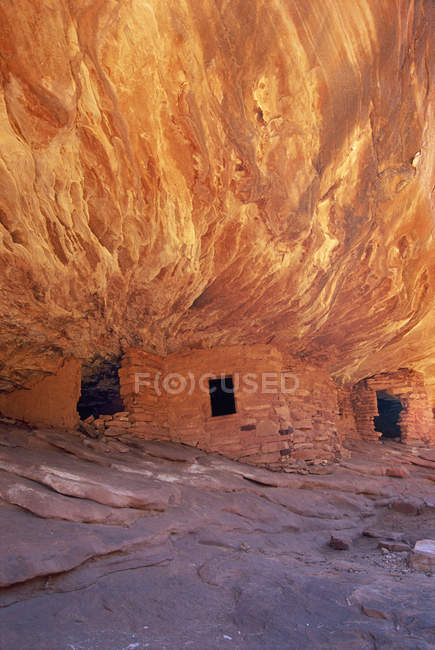 House On fire ruins at Cedar Mesa — Stock Photo