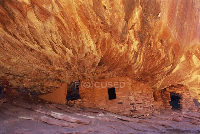 House On fire ruins at Cedar Mesa — Stock Photo