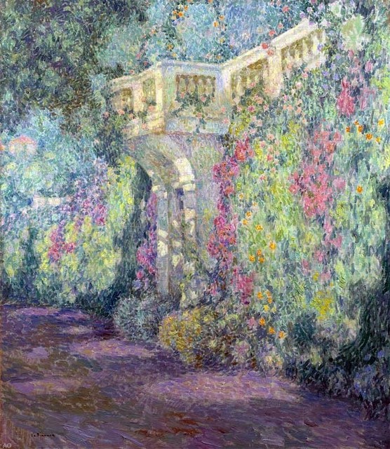 Henri Le Sidaner A Balustrade, 20