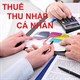 Tính thuế thu nhập cá nhân online, tính thuế TNCN online