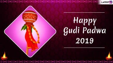 Gudi Padwa 2019 Images & Ugadi HD Photos for Free Download Online: Wish Happy Marathi & Telugu New Year With GIF Greetings, WhatsApp Sticker Messages & Wallpapers