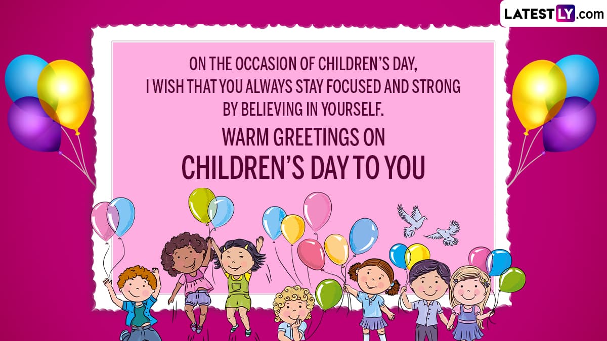 Happy Children's Day 2022 Messages From Parents: Share These ...