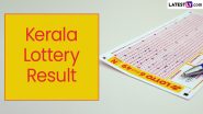 Kerala Lottery Result Today 3 PM Live, Nirmal NR-401 Lottery Result of 11.10.2024, Watch Lucky Draw Winner List