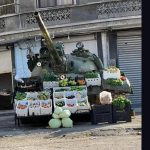 Syria Civil War Aftermaths: T-55 Tank Once Served in Bashar al-Assad Regime Now Becomes Vegetable Stand in Damascus (See Photo)