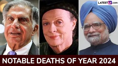 Year Ender 2024: From Dr Manmohan Singh to Ratan Tata and Maggie Smith, List of Famous People Who Passed Away This Year