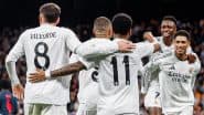 Real Madrid 5–1 RB Salzburg, UEFA Champions League 2024–25: Rodrygo, Vinicius Junior Score Brace Each As Defending Champions Seal Spot in Playoffs