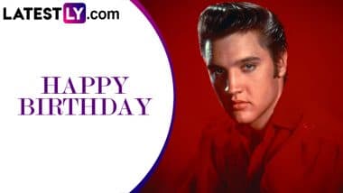 Elvis Presley Birth Anniversary: From ’Can’t Help Falling in Love’ to ‘Heartbreak Hotel’, Here Are 5 Iconic Hits by the King of Rock and Roll That Cemented His Legacy