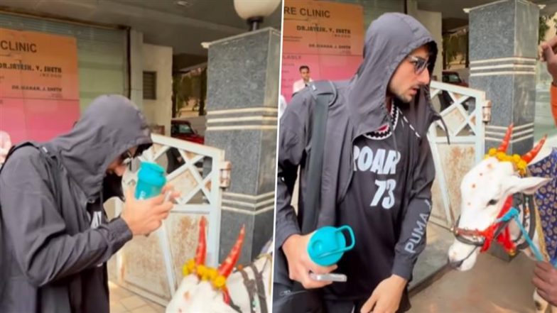 ‘Kaay Ka Actor Hoon Main?’: Ibrahim Ali Khan Wins Hearts With His Banter, Asks Fan To Take Away Paparazzi (Watch Video)