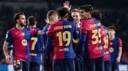 How to Watch Valencia vs Barcelona Copa del Rey 2024-25 Quarter-Final Free Live Streaming Online in India? Get Spanish Cup Match Live Telecast on TV & Football Score Updates in IST