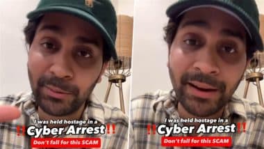 YouTuber Ankush Bahuguna Alleges He Was Put Under ‘Digital Arrest’ For 40 Hours, Says ‘Was Held Hostage on Video Call’ (Watch)