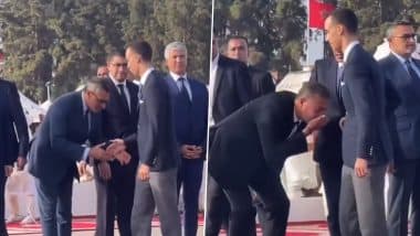 Prince Moulay Hassan of Morocco Again Avoids Hand-Kissing Ritual, New Video Shows Him Dodging Being Kissed on the Hand in Public