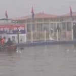 Floating Police Station at Maha Kumbh Mela 2025: Uttar Pradesh Police Build Special Floating Police Chowki To Help Devotees As 45-Day Mahakumbh Mela Begins on Paush Purnima (Watch Video)