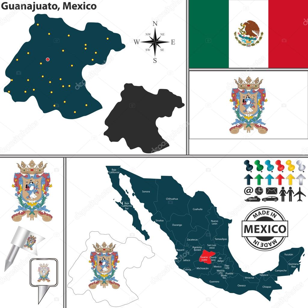 Lista 98+ Foto Ubicacion De Guanajuato En El Mapa De Mexico Mirada Tensa