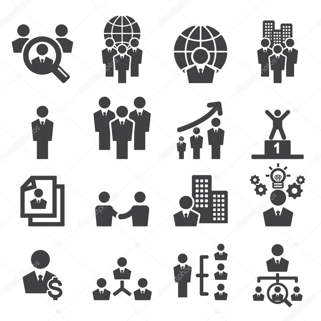 Human resources icon Stock Vector Image by ©jacartoon #71367623