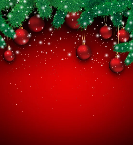 Christmas background red — Stock Vector © abscent #93391978