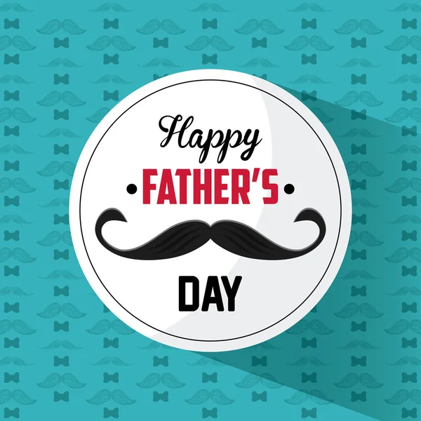 Happy fathers day icon design — Stock Vector © jemastock #103462382