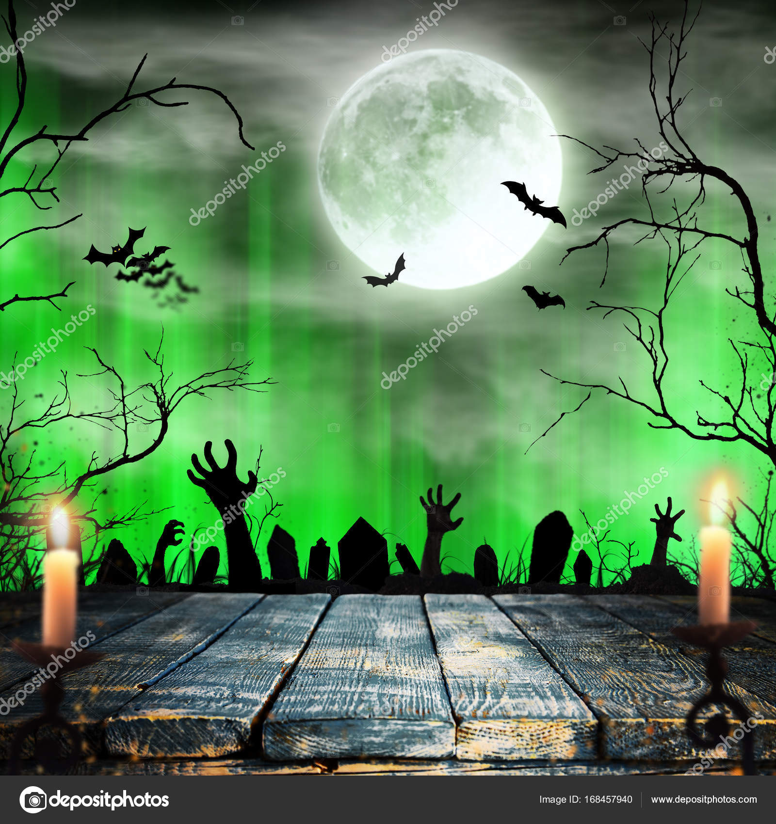 Zombie Horror Background