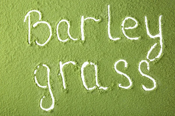 Words made from green powder