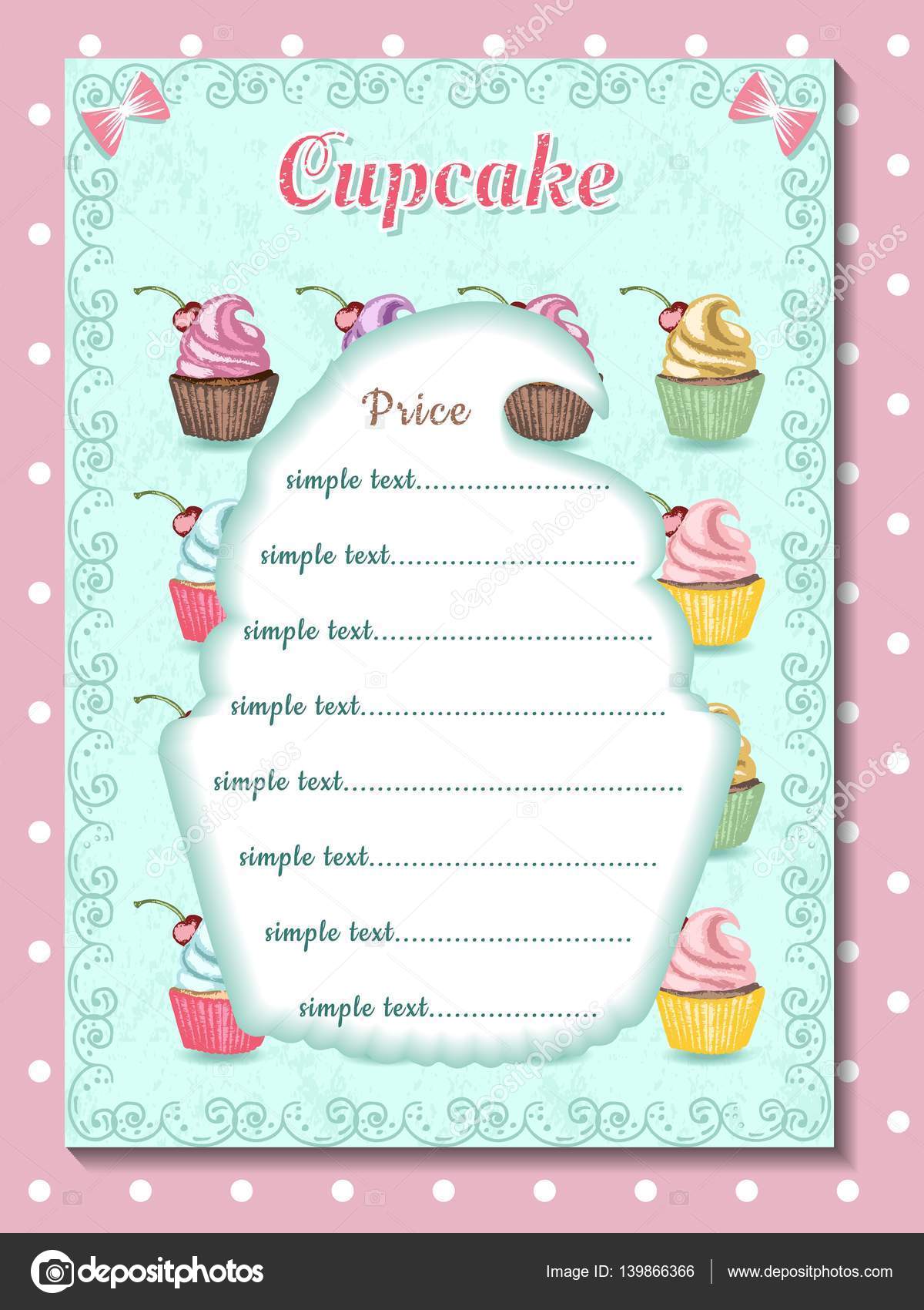 Cake Price List Template from st3.depositphotos.com