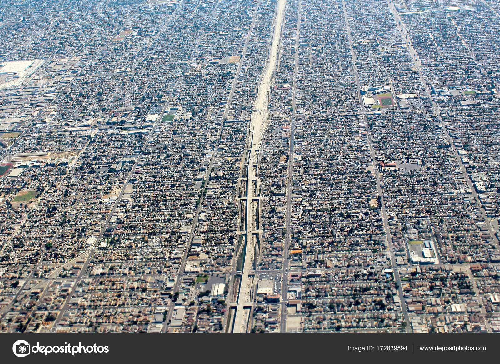 Aerial View Los Angeles City View Main Highway Huge City Stock Photo Image By C Ingus Kruklitis Gmail Com