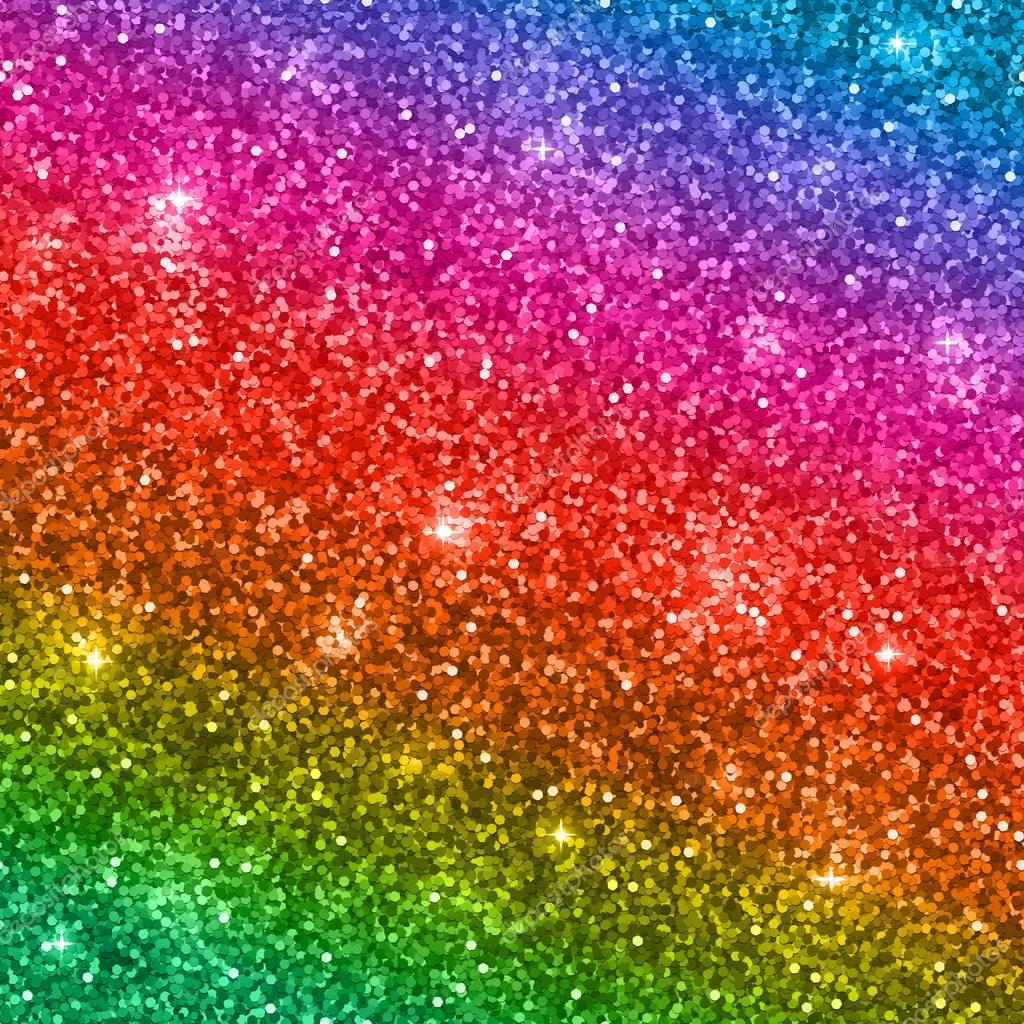 Rainbow Glitter Wallpaper