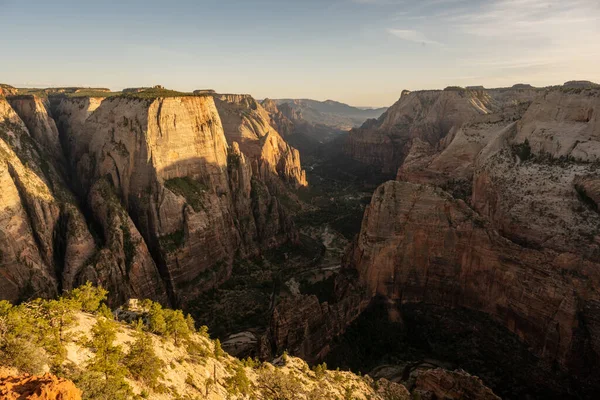 View of Angels Landing from Observation Point in Zion National Park