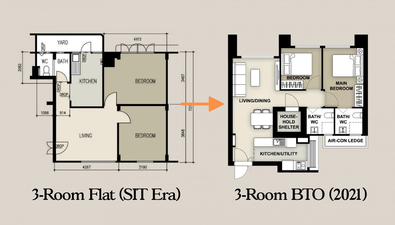 The Evolution Of HDB Floor Plans Over The Years For Better Or Worse?