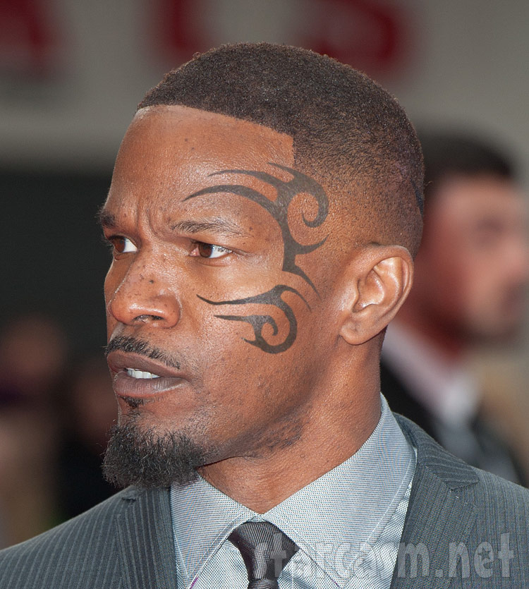 Jamie Foxx Friends Spl Tattoo  照片图像