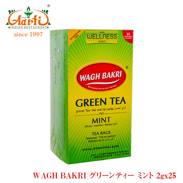 Wagh Bakri Mint Tea Bag 1.5gx25