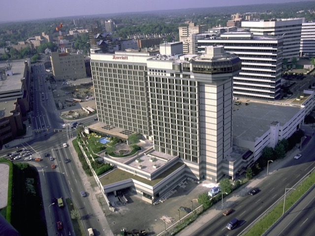 exterior of office building