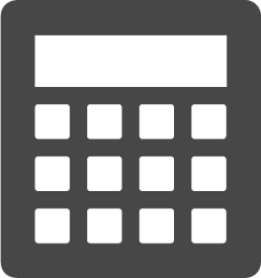 accessories calculator symbolic icon