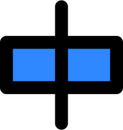 align horizontally icon