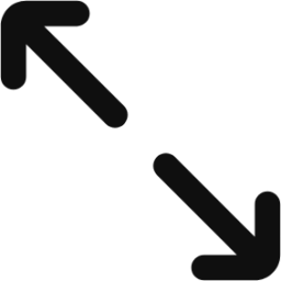 arrow diagonal double opp icon