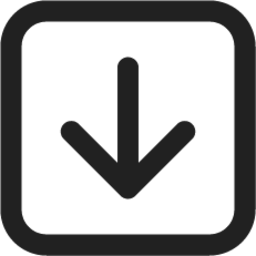 Arrow Down Square icon