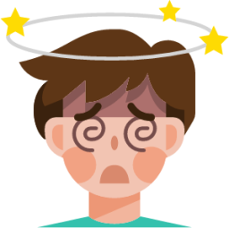 avatar dizziness man sick illustration