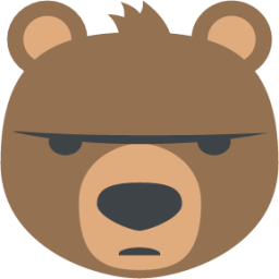 bear face emoji