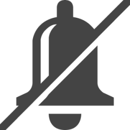 bell slash icon