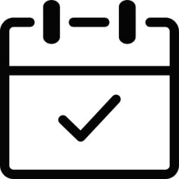 calendar checkmark calendar icon