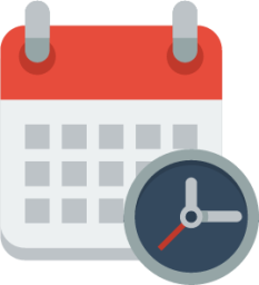 calendar clock icon