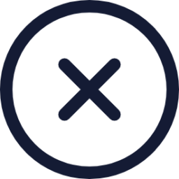 cancel circle icon