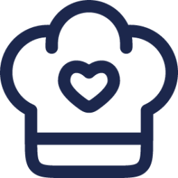 Chef Hat Heart icon