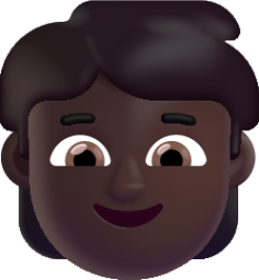 child dark emoji