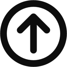 circle arrow up icon