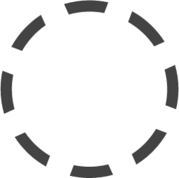 circle drashed icon