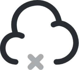 cloud cross icon