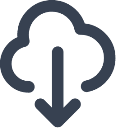 cloud download icon