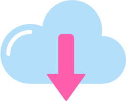 cloud download icon